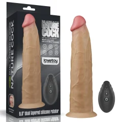 VIBRACIJSKI PENIS Lovetoy Dual Layered Rotator 9''