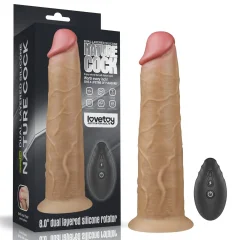 VIBRACIJSKI PENIS Lovetoy Dual Layered Rotator 8''