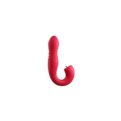 Vibrator za G točko z jezičkom HoneyPlayBox - Joi Thrust 2, z aplikacijo, rdeč