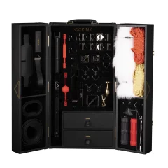 Komplet pripomočkov za BDSM LOCKINK - All-in-1, črn