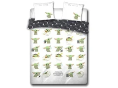 NONAME STAR WARS - Parure de lit 240x220cm - Baby Yoda '100% Coton'