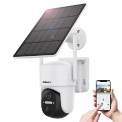 WiFi kamera z Android iOS IR LED nadzorno aplikacijo + 5W solarna plošča