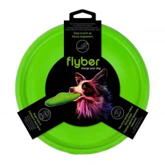 Dvostranski leteči disk Flyber Waudog 22 cm, svetlo zelen