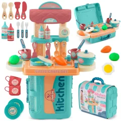 Ricokids 772901 otroška kuhinja s kovčkom