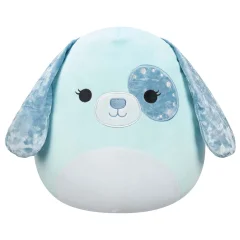 SQU: Squishmallows, 30 cm, LINNEA, PLAVI BARŠUNASTI PAS SA PLAVIM UŠIMA