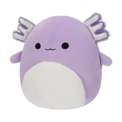 SQU: Squishmallows, 20 cm, MONICA, LJUBIČASTI AKSOLOTL S ČUPAVIM TRBUHOM