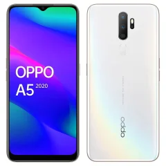 Obnovljeno - znaki rabe - Oppo A5 2020 bel 4G 64 GB 3 GB ram dual sim - vidne oznake uporabe obnovljeno