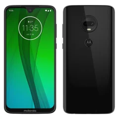 Obnovljeno - znaki rabe - Motorola Moto G7 crn 64 GB 4 GB ram dual sim 4G - svetli znaki uporabe obnovljeno