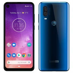 Obnovljeno - znaki rabe - Motorola One Vision modra 128 GB 4 GB ram - vidne oznake uporabe obnovljeno