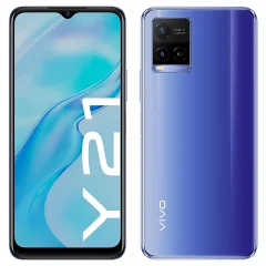 Obnovljeno - znaki rabe - Vivo Y21 temno moder 64 GB 4 GB ram dual sim - vidne oznake uporabe obnovljeno