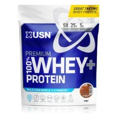 USN 100% Premium Whey+ Protein, 2 kg - Čokolada