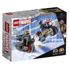 Razstavljen (odprta embalaža) - LEGO Marvel 76260 Motorja Črne vdove in Stotnika Amerike