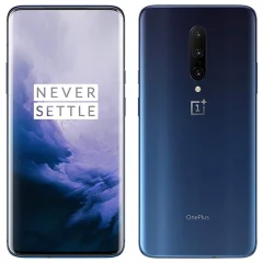 Obnovljeno - znaki rabe - Oneplus 7 Pro moder 256 GB 8 GB ram dual sim - vidne oznake uporabe obnovljeno