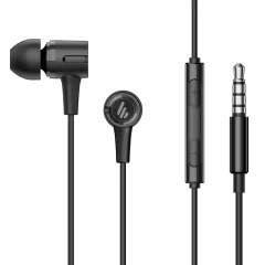 Edifier P205 In-Ear slušalke z mikrofonom in linijskim upravljanjem, 3,5 mm stereo žične slušalke - Earbuds - črne