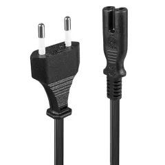 CP RD-01A Napajalni kabel EU Socket CEE 7/16 do C7 (SN14) Konektor 1,5 m dolg črn