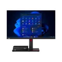 Obnovljeno - znaki rabe - Monitor Lenovo 68,6 cm (27,0") TIO 27i  1920x1080 IPS 4ms VGA HDMI DisplayPort 4xUSB3.2 HAS  sRGB99% ThinkCentre