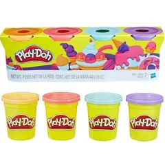 Hasbro Play-Doh Sweet Color pločevinke (paket s 4 kosi) (E4869)