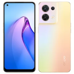 Obnovljeno - znaki rabe - Oppo Reno8 5G zlata 256 GB 8 GB ram dual sim - vidne oznake uporabe obnovljeno