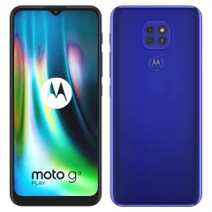 Obnovljeno - znaki rabe - Motorola Moto G9 Play 4G modra 64 GB 4 GB ram - svetli znaki uporabe obnovljeno