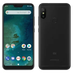 Obnovljeno - znaki rabe - Xiaomi Mi A2 Lite crn 32 GB 3 GB ram dual sim - svetli znaki uporabe obnovljeno