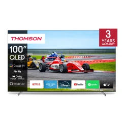 THOMSON 100QG7C14 100” QLED PRO 144Hz, HDR10 Google TV (diagonala zaslona 253cm!)