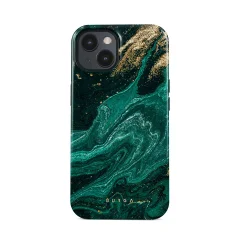 Silionski ovitek Tough za iPhone 14 - Burga -  Emerald Pool