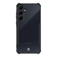 Tactical Quantum silikonski ovitek za Samsung Galaxy A55 - prozorno črn