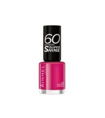 Rimmel 60Seconds Super Shine Color 323 Funtime Fuchia 8 ml