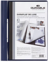 DURABLE mapa DURAPLUS de Luxe, DIN A4, temno modra