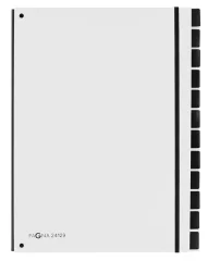 PAGNA namizna mapa Trend, DIN A4, 12 predelkov, bela
