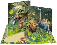 Kotna mapa HERMA, Dino World, karton, DIN A3