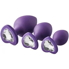 Komplet za analni trening Flirts Gem Stone Purple