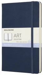 Skicirka MOLESKINE, L/A5, 165g/m², trda vezava, modra