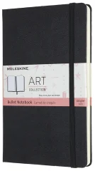 MOLESKINE sketchbook bullet notebook, L/A5, 120g/m2, črn