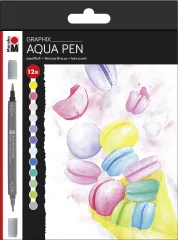 Marabu čopič Aqua Pen Graphix ICE ICE BABY, etui 12