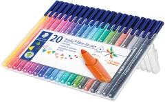 STAEDTLER Fibre Pen triplus, etui za 20 kosov