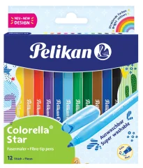 Fiber Pen Pelikan colorella zvezda, kartonska škatla 12