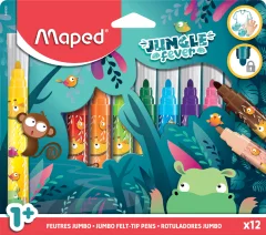 Maped vlaknato pisalo JUNGLE fever JUMBO, kartonska škatla 12