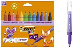 BIC KIDS vlaknena pisala Comfort Jumbo, kartonska škatla 12