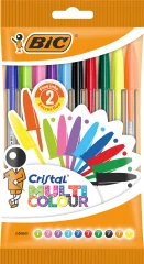 BIC kemični svinčnik Cristal Large Multicolor, vrečka 10 kom