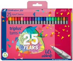 STAEDTLER Fineliner triplus, set za praznovanje 20 + 5