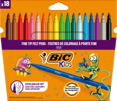 BIC KIDS Visa fiber pisala, kartonska škatla 18