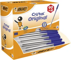 BIC Cristal Original kemični svinčnik, moder, VREDNOSTNI PAK