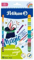 Pelikan fiber pen colorella magic, kartonska škatla 12