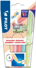 PILOT osvetljevalec FRIXION light Natural, etui 6