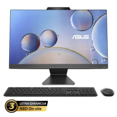 ASUS A3402WVA 23,8" (60,45cm) FHD, i5-1335U, 8GB, 512GB, Windows 11 Pro, tipkovnica + miška, črn AIO računalnik (A3402WVAK-WB51C0)