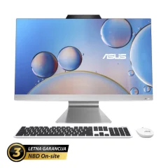 ASUS F3702WFA 27" (68,58cm) FHD, Ryzen 5 7520U, 16GB, 1TB, W11P, tipkovnica + miška, bel AIO računalnik (F3702WFAK-WB63D0X)