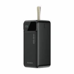 Choetech prenosna baterija 50.000mAh 22,5W PowerBank črna B732