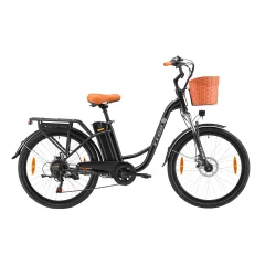 TTGO YY-26ST Električno Kolo – 250W motor 36V14.5AH baterija 26-palčna kolesa mehanska kolutna zavora - črna