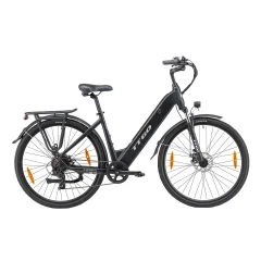 TTGO HZ-28ST Električno Kolo – 250W motor 36V20AH baterija 28-palčna kolesa mehanska kolutna zavora - črna